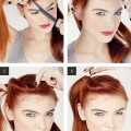 Tuto coiffure headband cheveux boucles