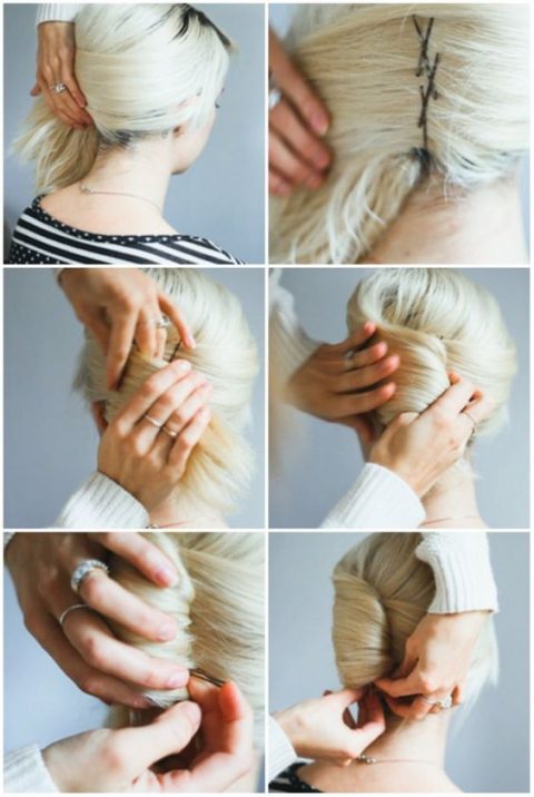 Comment faire un chignon  banane  soi m me